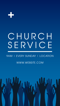 Church Worship YouTube Short Design