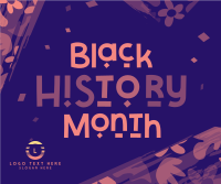 Black Culture Month Facebook Post Design