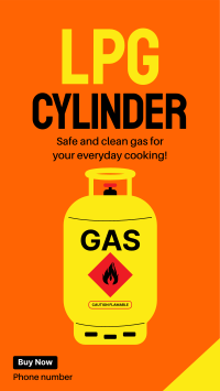Gas Cylinder Facebook story Image Preview