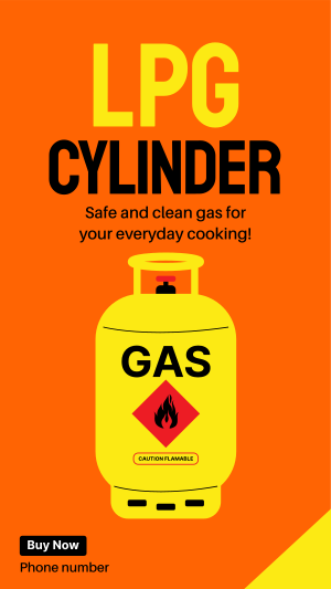 Gas Cylinder Facebook story Image Preview