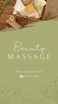 Beauty Massage Instagram Story Design
