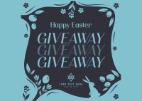 Blessed Easter Giveaway Postcard Image Preview