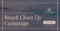 Beach Clean Up Drive Facebook ad Image Preview