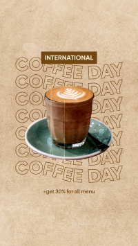 Hot Coffee Day Facebook story Image Preview