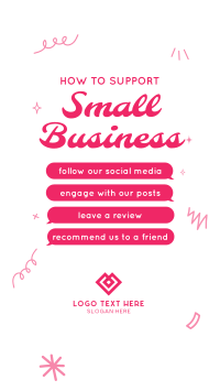Support Small Business Video Image Preview
