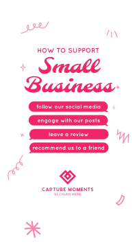 Support Small Business TikTok Video Image Preview