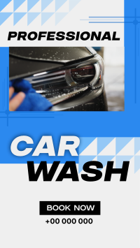Professional Car Wash Services Instagram reel Image Preview