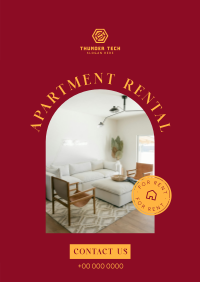 Apartment Rental Minimalist Poster Image Preview