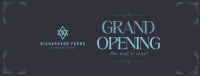 Elegant Grand Opening Facebook Cover Image Preview