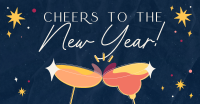 Rustic New Year Greeting Facebook Ad Design