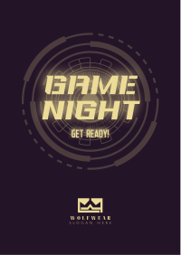 Futuristic Game Night Flyer Image Preview