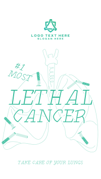 Lethal Lung Cancer TikTok video Image Preview