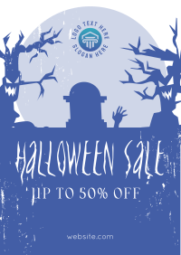 Spooky Trees Sale Flyer Image Preview