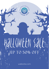 Spooky Trees Sale Flyer Image Preview