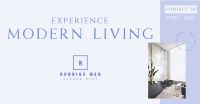 Simple Modern Living Facebook ad Image Preview