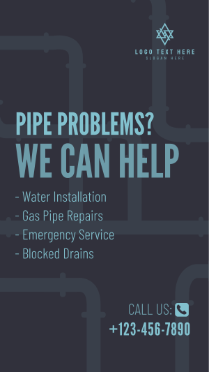 Need a Plumber? Instagram story Image Preview