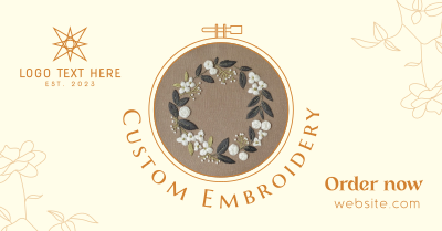 Custom Made Embroidery Facebook ad Image Preview