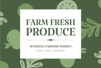 Farm Fresh Produce Pinterest Cover Design