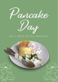 Fancy Pancake Party Flyer Design