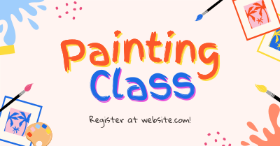 Quirky Painting Class Facebook ad Image Preview