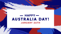 Australia Day Paint Facebook Event Cover Design