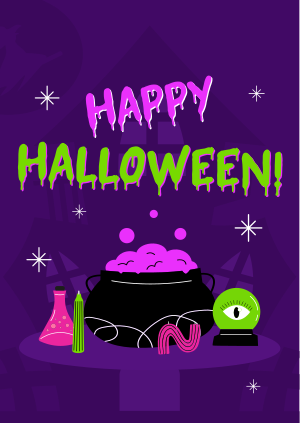 Dripping Halloween Potions Poster Image Preview