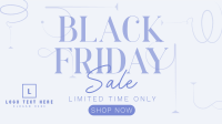 Classic Black Friday Sale Facebook Event Cover Design