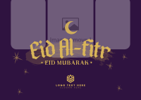 Modern Eid Al Fitr Postcard Image Preview