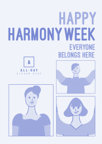Harmony Diverse People Poster Image Preview