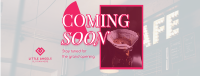 Cafe Opening Soon Facebook cover Image Preview
