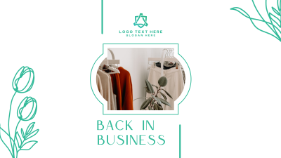 Boutique Back in Business Facebook event cover Image Preview