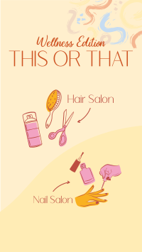 This or That Wellness Salon YouTube short Image Preview