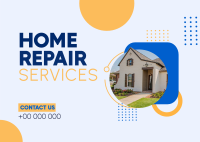 House Repair Service Expert Generic Offer Postcard Image Preview