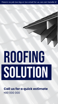 Roofing Solution Facebook story Image Preview