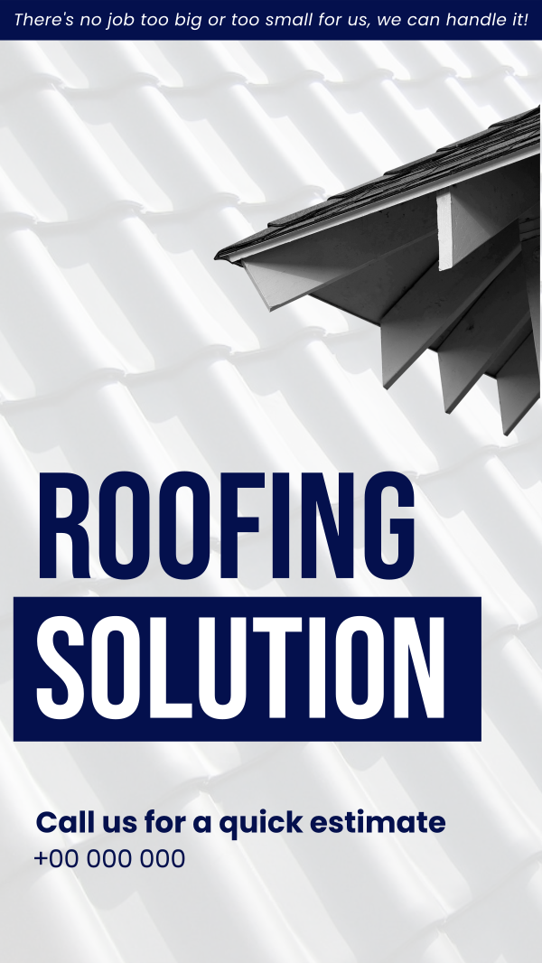Roofing Solution Facebook Story Design