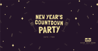 New Year Countdown Party Facebook ad Image Preview