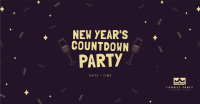 New Year Countdown Party Facebook ad Image Preview