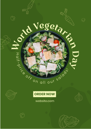 World Vegetarian Day Flyer Image Preview