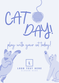 Cat Playtime Flyer Image Preview