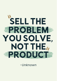 Sell the Problem Flyer Image Preview