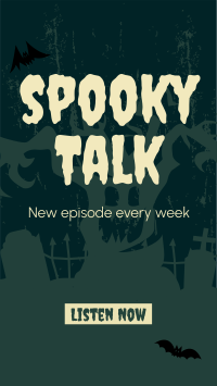 Spooky Talk Facebook story Image Preview