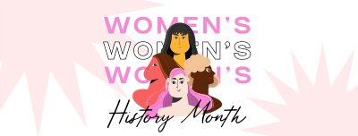 Pretty Women's Month Facebook cover Image Preview