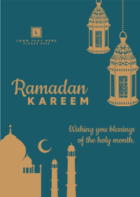 Ramadan Kareem Greetings Poster Image Preview