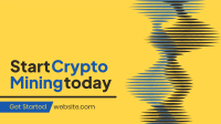 Cryptocurrency Market Mining Facebook Event Cover Design