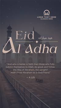 Eid Al Adha Quran Quote Facebook story Image Preview