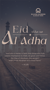Eid Al Adha Quran Quote Facebook story Image Preview