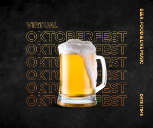 Virtual Oktoberfest Beer Mug Facebook post Image Preview
