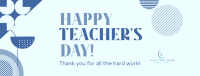 Generic Teacher Greeting Facebook cover Image Preview