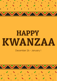 Kwanzaa Pattern Poster Image Preview