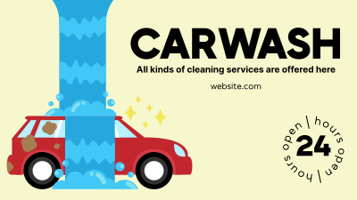 Carwash Services Facebook event cover Image Preview